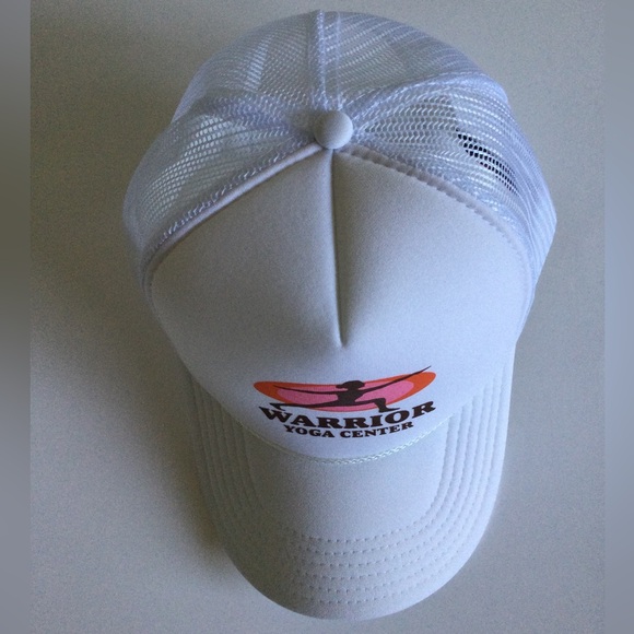 Urban Outfitters Warrior Yoga Center Trucker Hat White Cap Unisex NWT main image 13